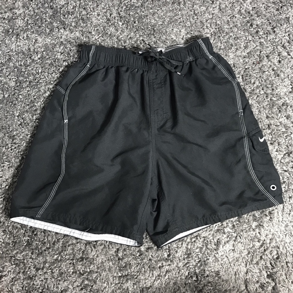 Nike black swimming shorts